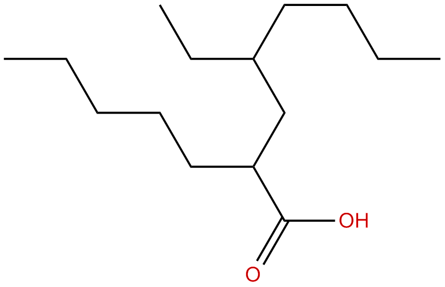 Image of 4-ethyl-2-pentyloctanoic acid