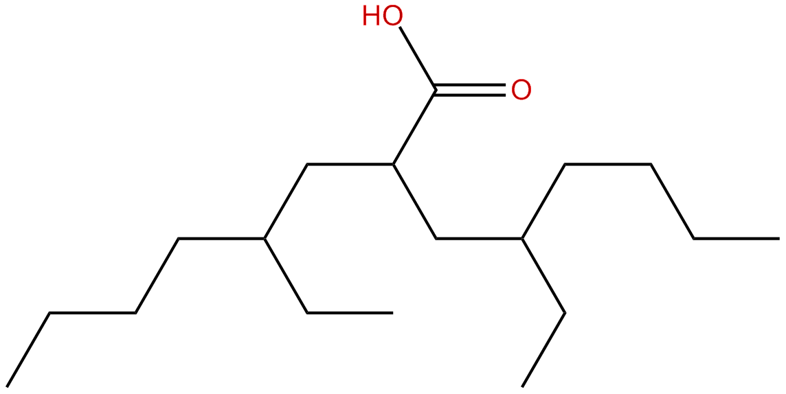 Image of 4-ethyl-2-(2-ethylhexyl)octanoic acid