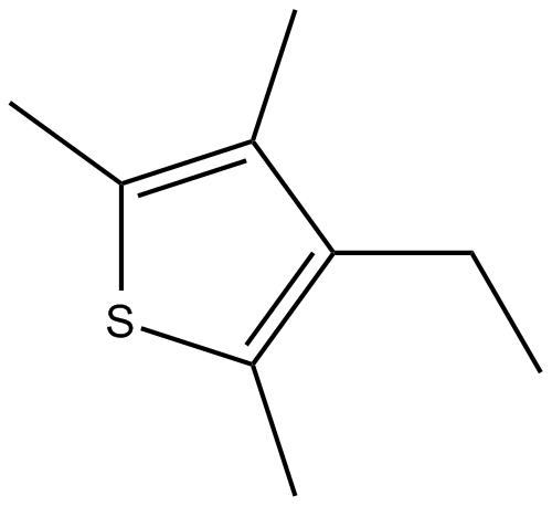 Image of 4-ethyl-2,3,5-trimethylthiophene