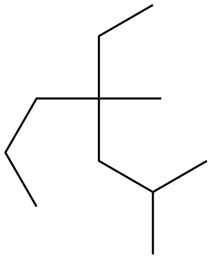 Image of 4-ethyl-2,4-dimethylheptane