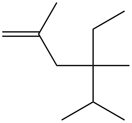 Image of 4-ethyl-2,4,5-trimethyl-1-hexene