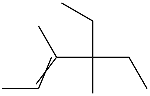 Image of 4-ethyl-3,4-dimethyl-2-hexene