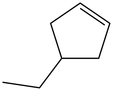 Image of 4-ethylcyclopentene