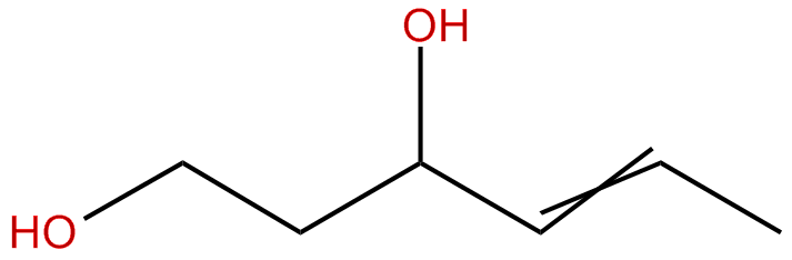 Image of 4-hexene-1,3-diol