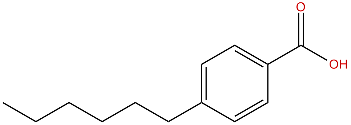 Image of 4-hexylbenzoic acid