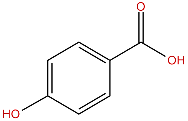 Image of 4-hydroxybenzoic acid