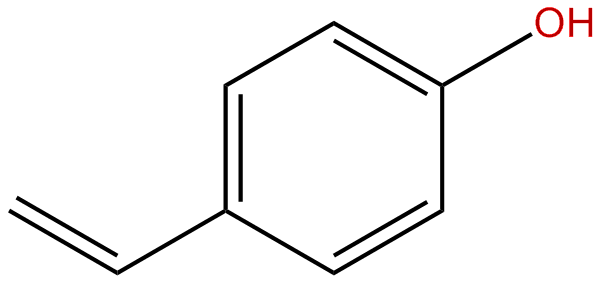 Image of 4-hydroxystyrene