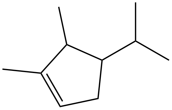Image of 4-isopropyl-2,3-dimethylcyclopentene