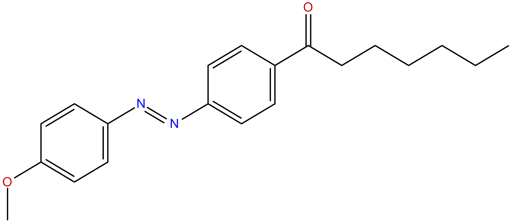 Image of 4-methoxy-4'-heptanoylazobenzene