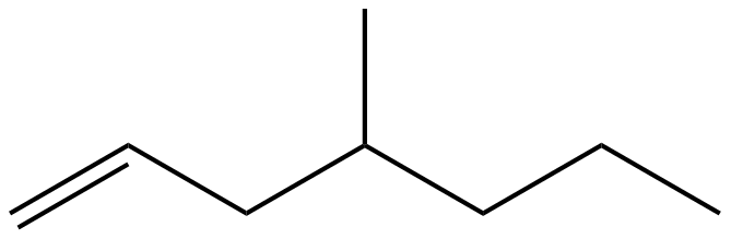 Image of 4-methyl-1-heptene
