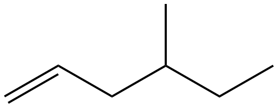 Image of 4-methyl-1-hexene