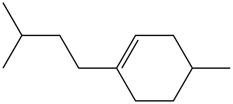 Image of 4-methyl-1-(3-methylbutyl)-1-cyclohexene