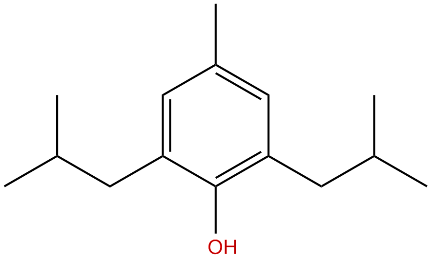 Image of 4-methyl-2,6-bis(2-methylpropyl)phenol