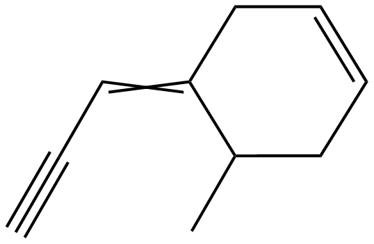 Image of 4-methyl-5-(2-propynylidene)-cyclohexene