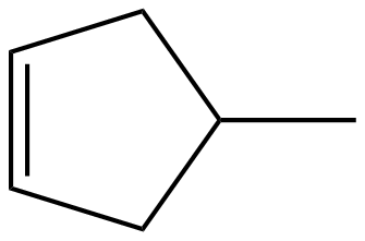 Image of 4-methylcyclopentene