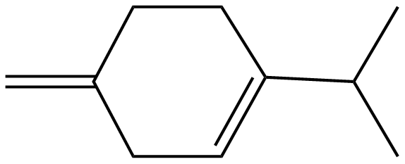 Image of 4-methylene-1-(1-methylethyl)cyclohexene