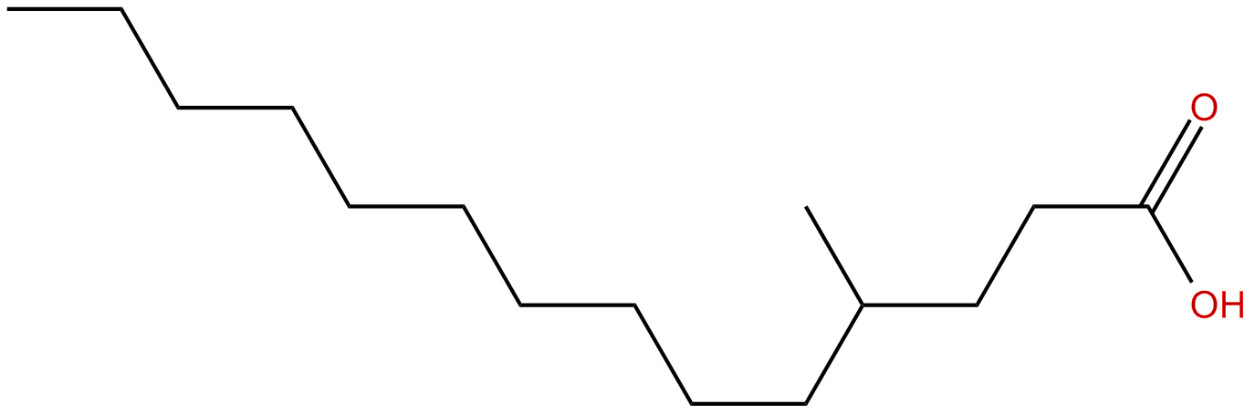 Image of 4-methyltetradecanoic acid