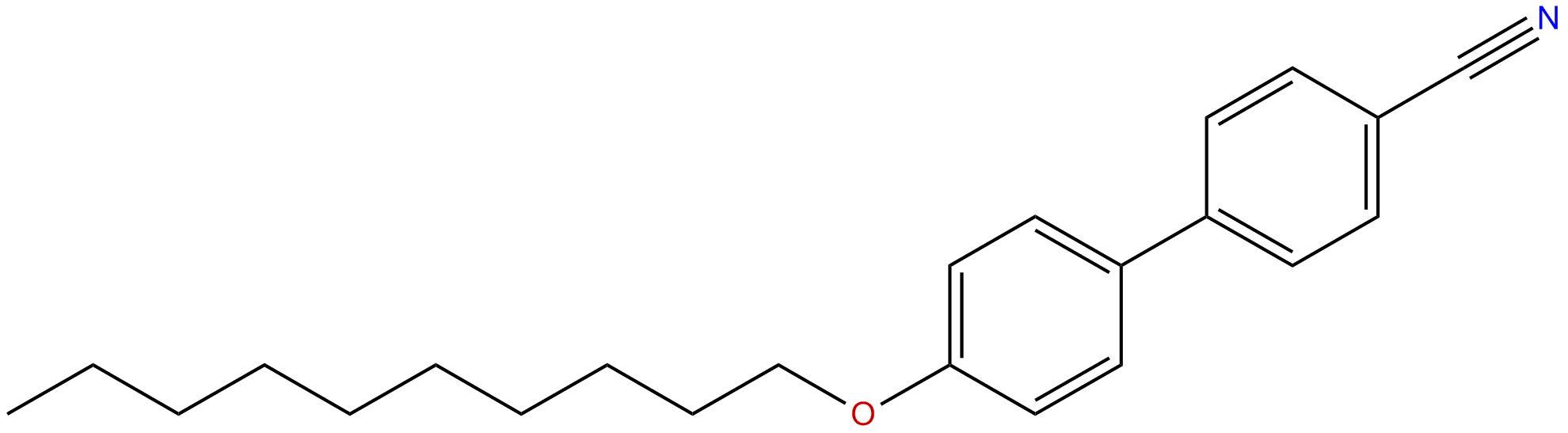 Image of 4-n-decyloxy-4'-cyanobiphenyl