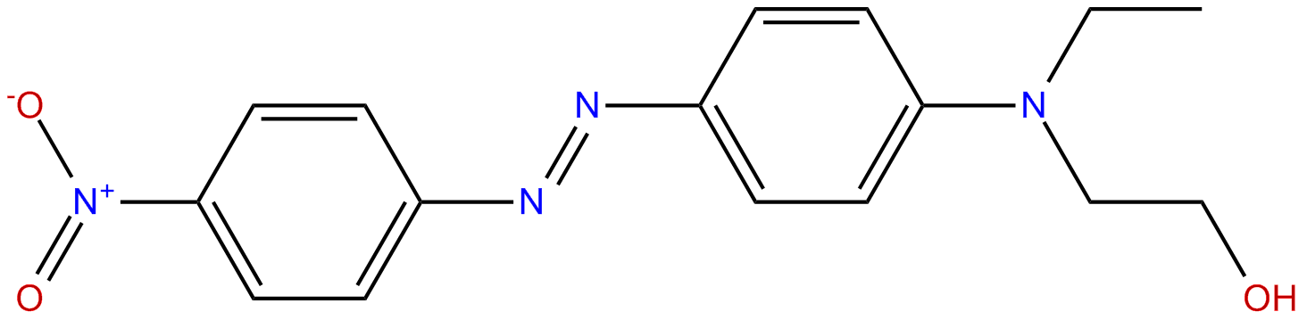 Image of 4-nitro-4'-[N-ethyl-N-(2-hydroxyethyl)amino]azobenzene