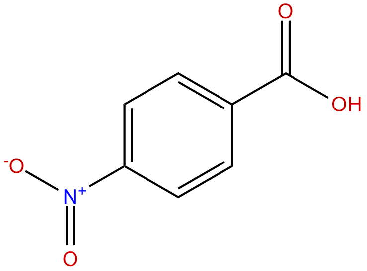 Image of 4-nitrobenzoic acid