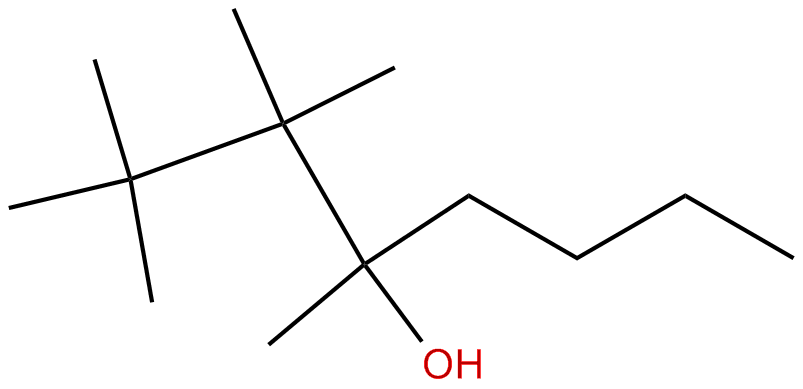 Image of 4-octanol, 2,2,3,3,4-pentamethyl-