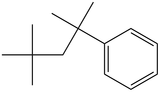 Image of 4-phenyl-2,2,4-trimethylpentane