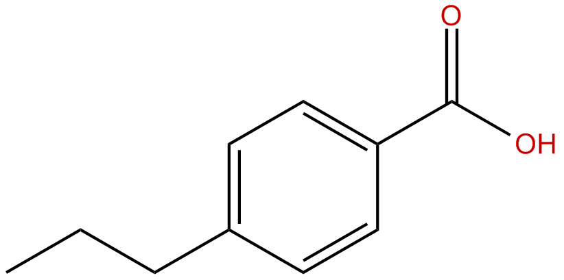 Image of 4-propylbenzoic acid