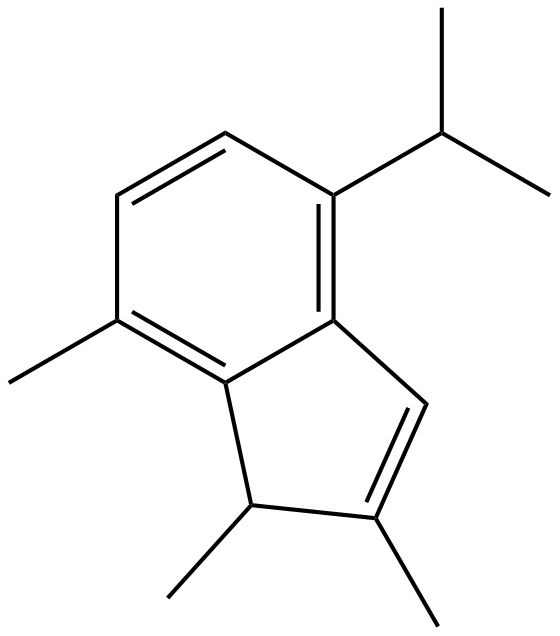 Image of 4-(1-methyl-ethyl)-1,2,7-trimethyl-1H-indene