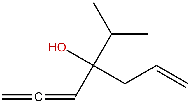 Image of 4-(1-methylethyl)-1,2,6-heptatrien-4-ol