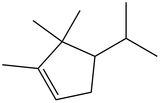 Image of 4-(1-methylethyl)-2,3,3-trimethylcyclopentene