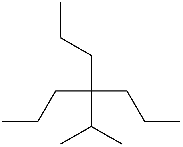 Image of 4-(1-methylethyl)-4-propylheptane