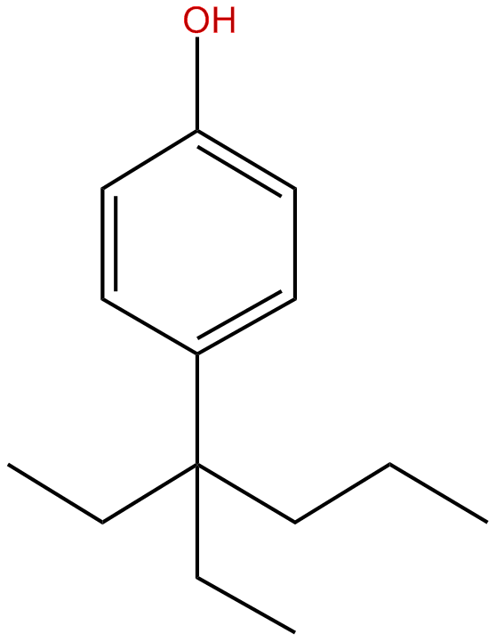 Image of 4-(1,1-diethylbutyl) phenol