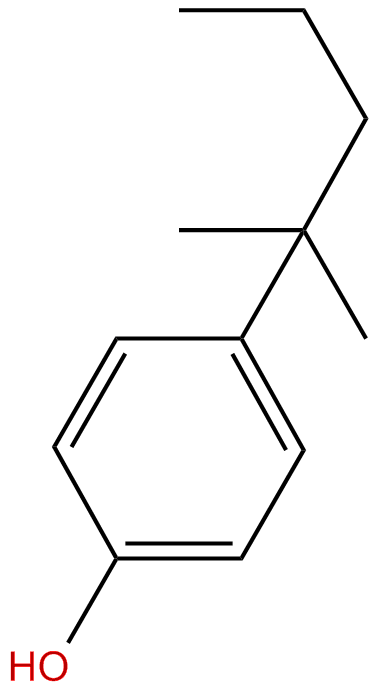 Image of 4-(1,1-dimethylbutyl)phenol
