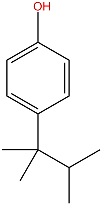 Image of 4-(1,1,2-trimethylpropyl)phenol