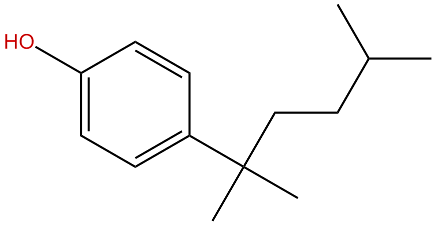 Image of 4-(1,1,4-trimethylpentyl)phenol