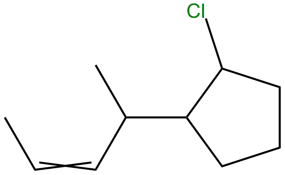 Image of 4-(2-chlorocyclopentyl)-2-pentene
