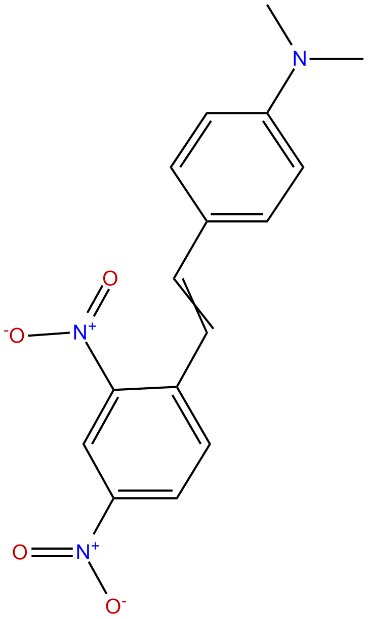 Image of 4-(2-(2,4-dinitrophenyl)ethenyl)-N,N-dimethylbenzenamine