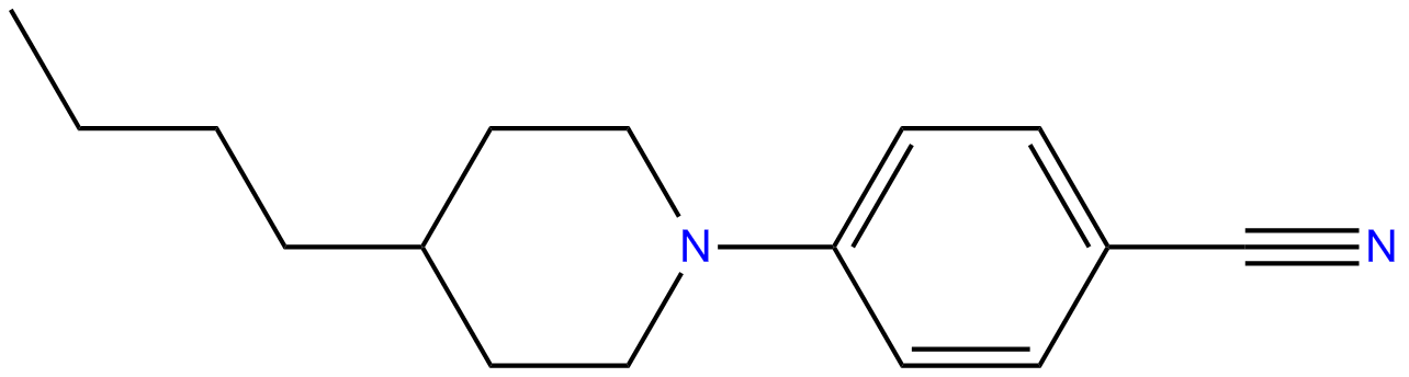 Image of 4-(4-butyl-1-piperidinyl)benzonitrile