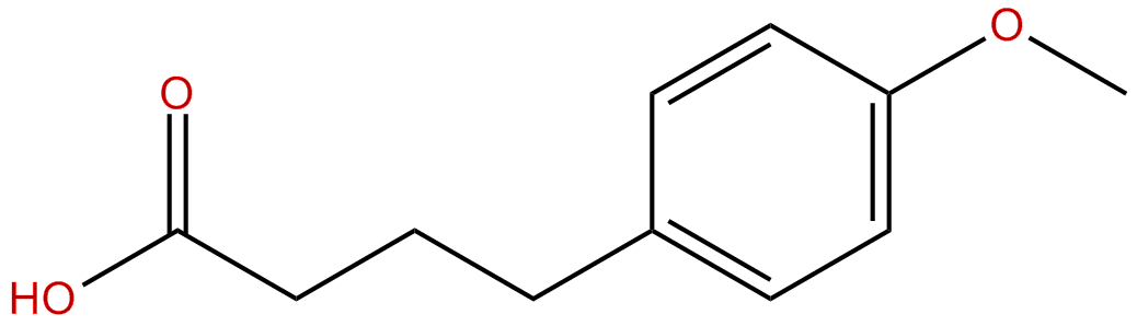 Image of 4-(4-methoxyphenyl)butanoic acid