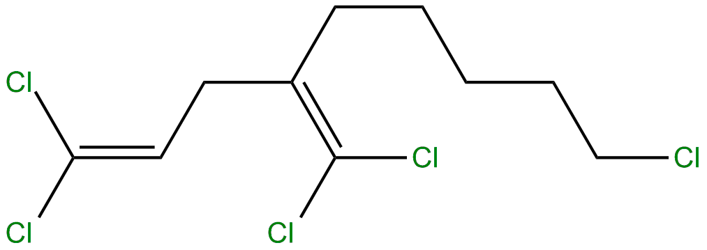 Image of 4-(5-chloropentyl)-1,1,5,5-tetrachloro-1,4-pentadiene