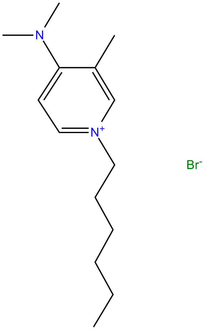 Image of 4-(dimethylamino)-1-hexyl-3-methylpyridinium bromide