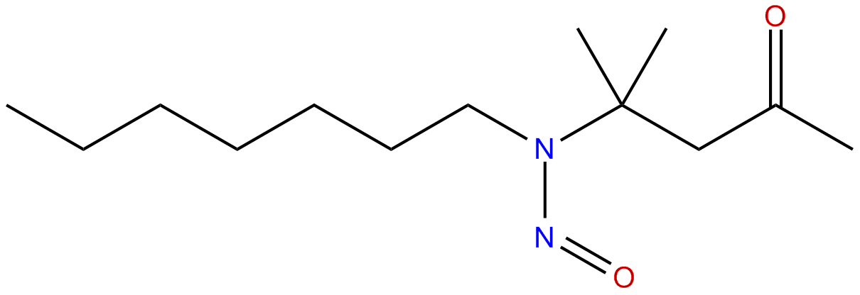 Image of 4-(heptylnitrosamino)-4-methyl-2-pentanone