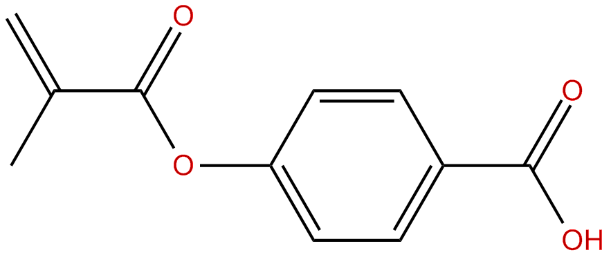 Image of 4-[(2-methyl-1-oxo-2-propenyl)oxy]benzoic acid