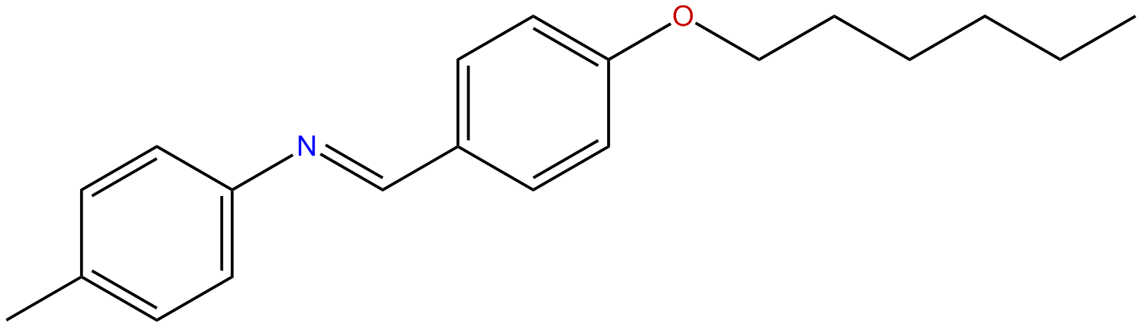 Image of 4-[[4-hexyloxyphenyl]methylene]-4-methylbenzenamine