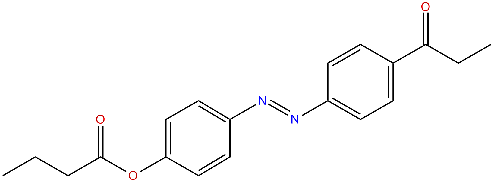 Image of 4-[[4-(1-oxopropyl)phenyl]azo]phenyl butanoate