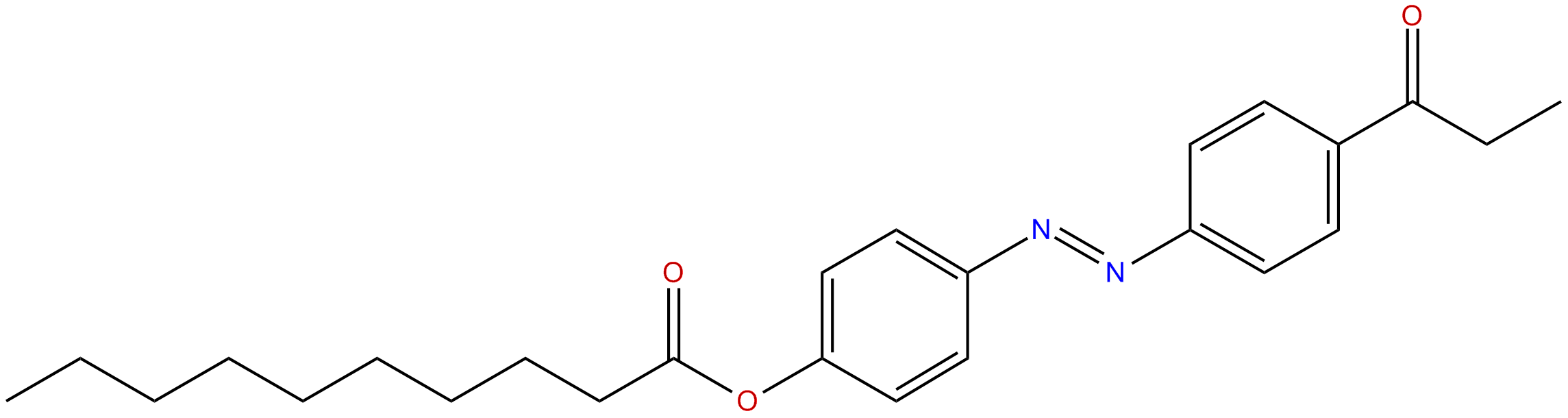 Image of 4-[[4-(1-oxopropyl)phenyl]azo]phenyl decanoate