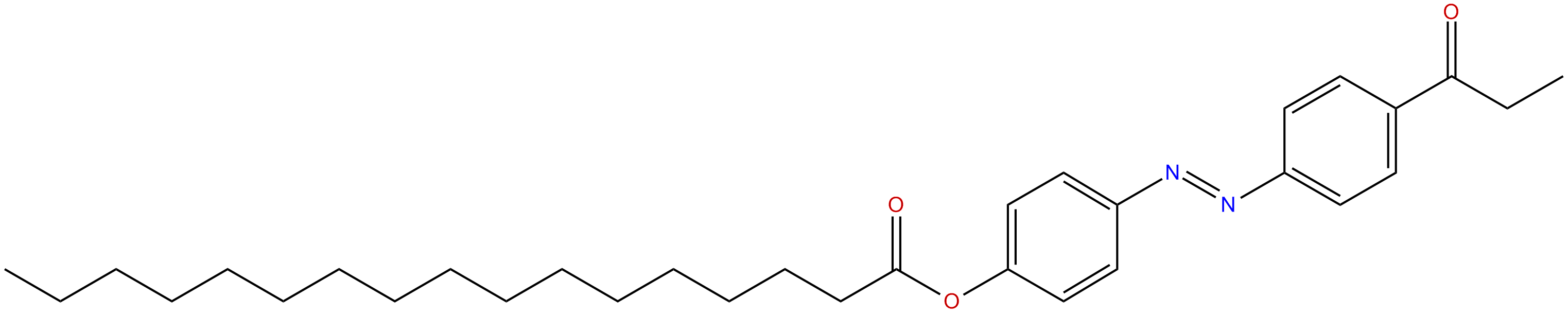 Image of 4-[[4-(1-oxopropyl)phenyl]azo]phenyl heptadecanoate