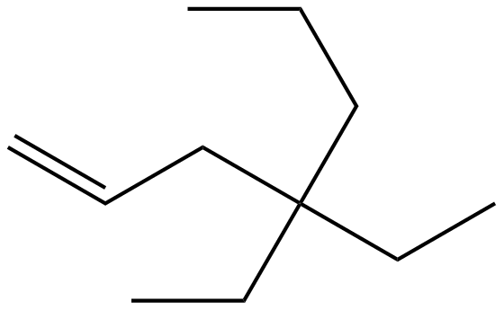 Image of 4,4-diethyl-1-heptene