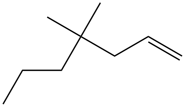 Image of 4,4-dimethyl-1-heptene