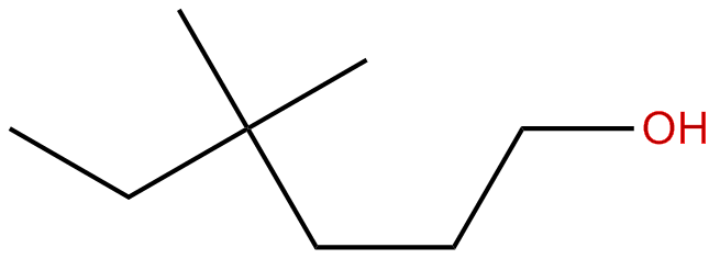 Image of 4,4-dimethyl-1-hexanol
